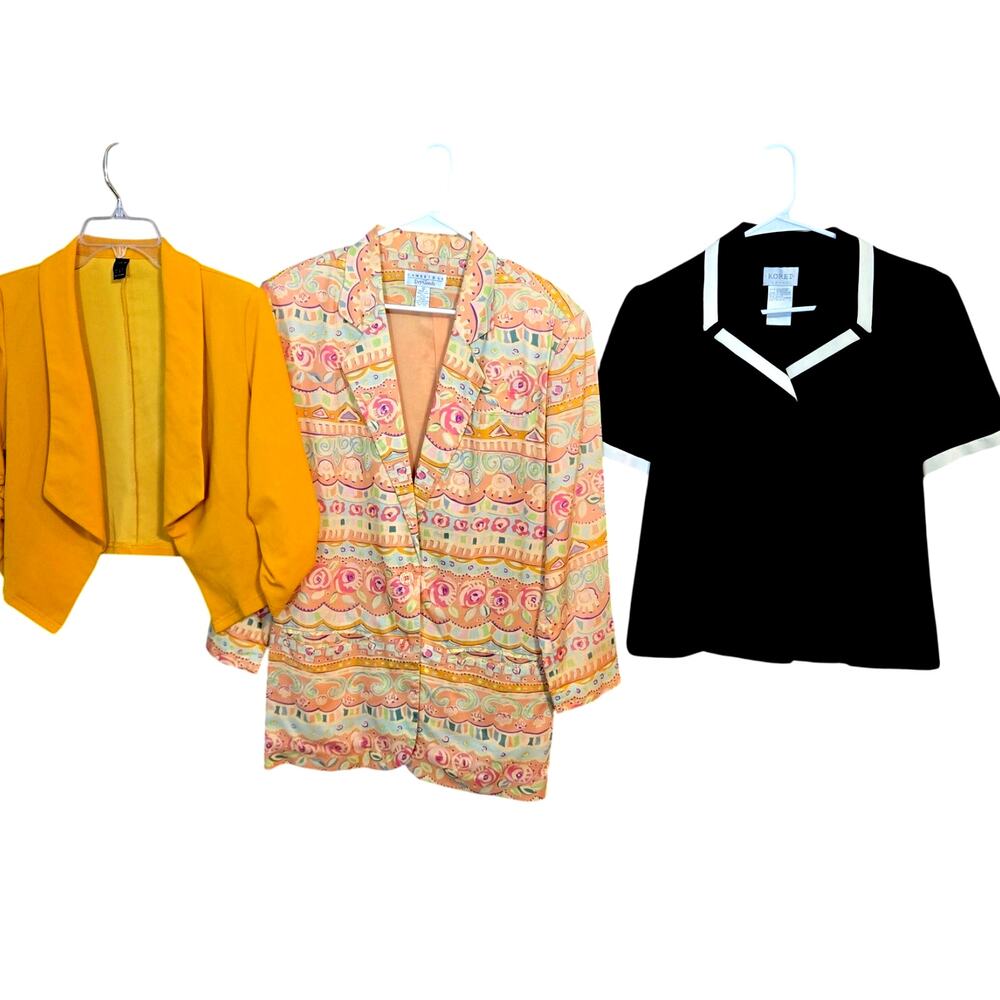 Women's Small 4 6 Blazer Suit Separate Jacket Top Wholesale Bulk Lot of 3 S